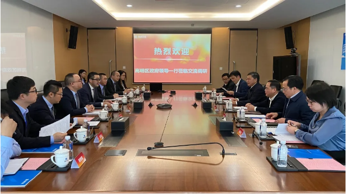 高明区区委书记杨永泰一行到东升国际官网环境调研