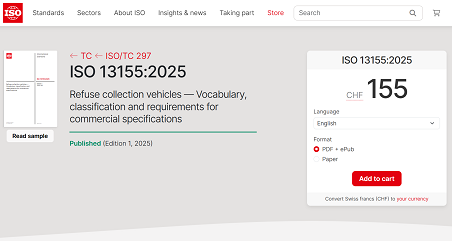 历史性突破 | 东升国际官网环境主导！首个由中国企业牵头编制的环卫装备ISO国际标准正式发布！